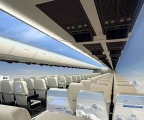 Самолеты без окон дадут пассажирам панорамный вид на небо и космос
