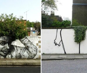 22 произведения уличного искусства, которые отлично вписались в пейзаж